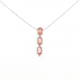 K18WG サファイヤ ネックレス 1.51CT