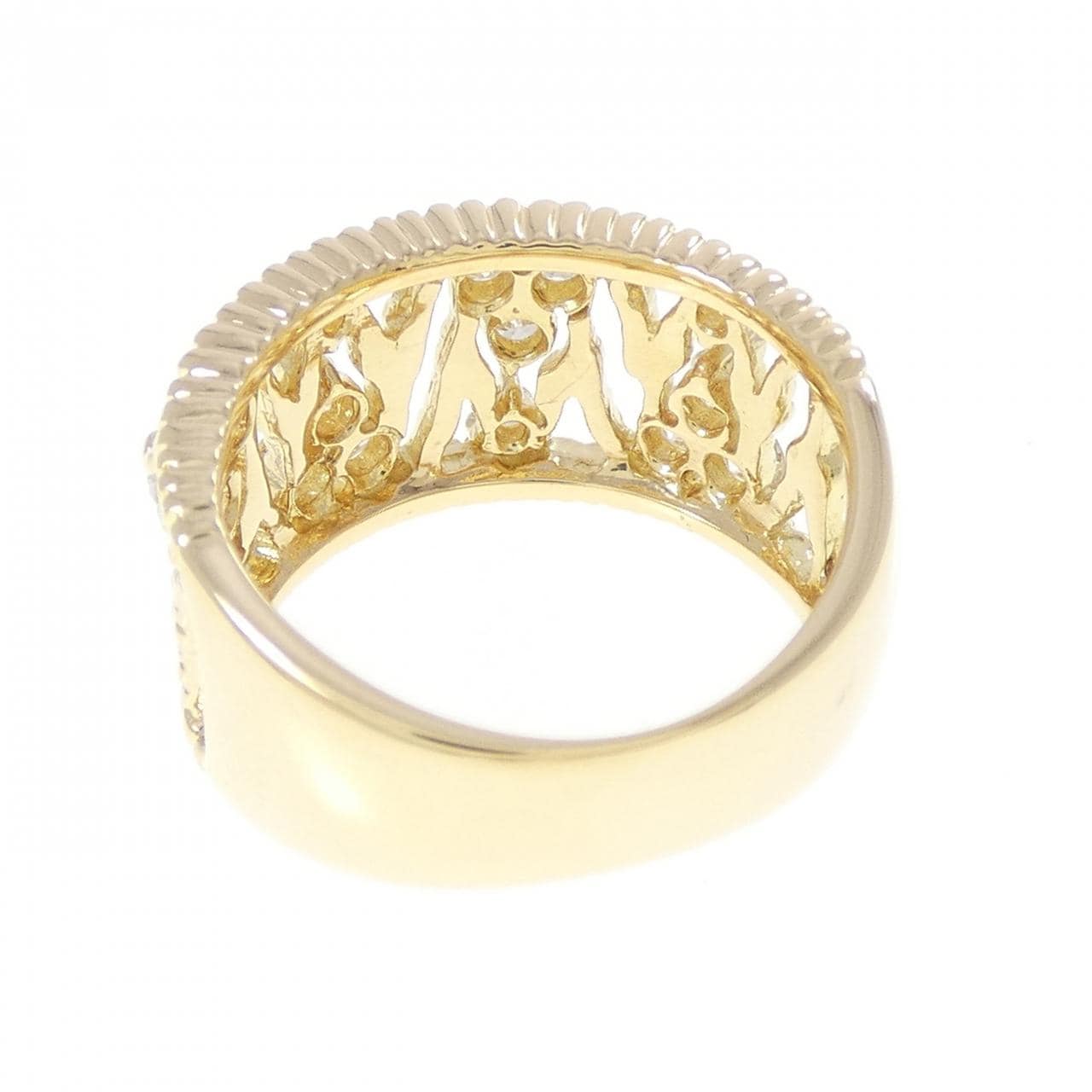 K18YG ダイヤモンド リング 0.61CT