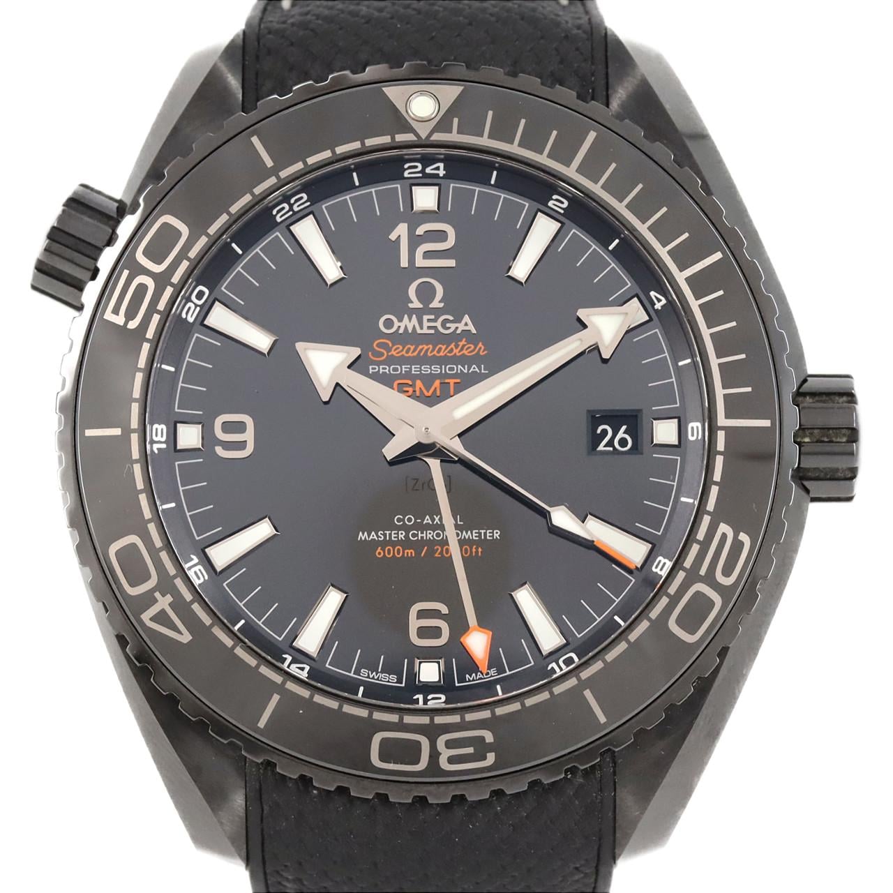 Omega Seamaster Planet Ocean Deep Black GMT 215.92.46.22.01.001 Ceramic Automatic