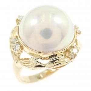 K18YG マベパール リング 14.0mm