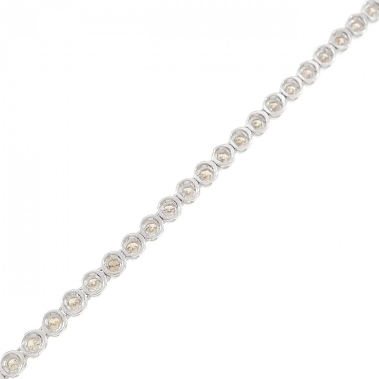 K18WG ダイヤモンド ブレスレット