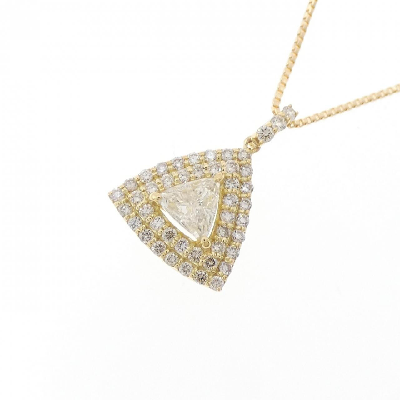 【新品】K18YG ダイヤモンド ネックレス 0.45CT