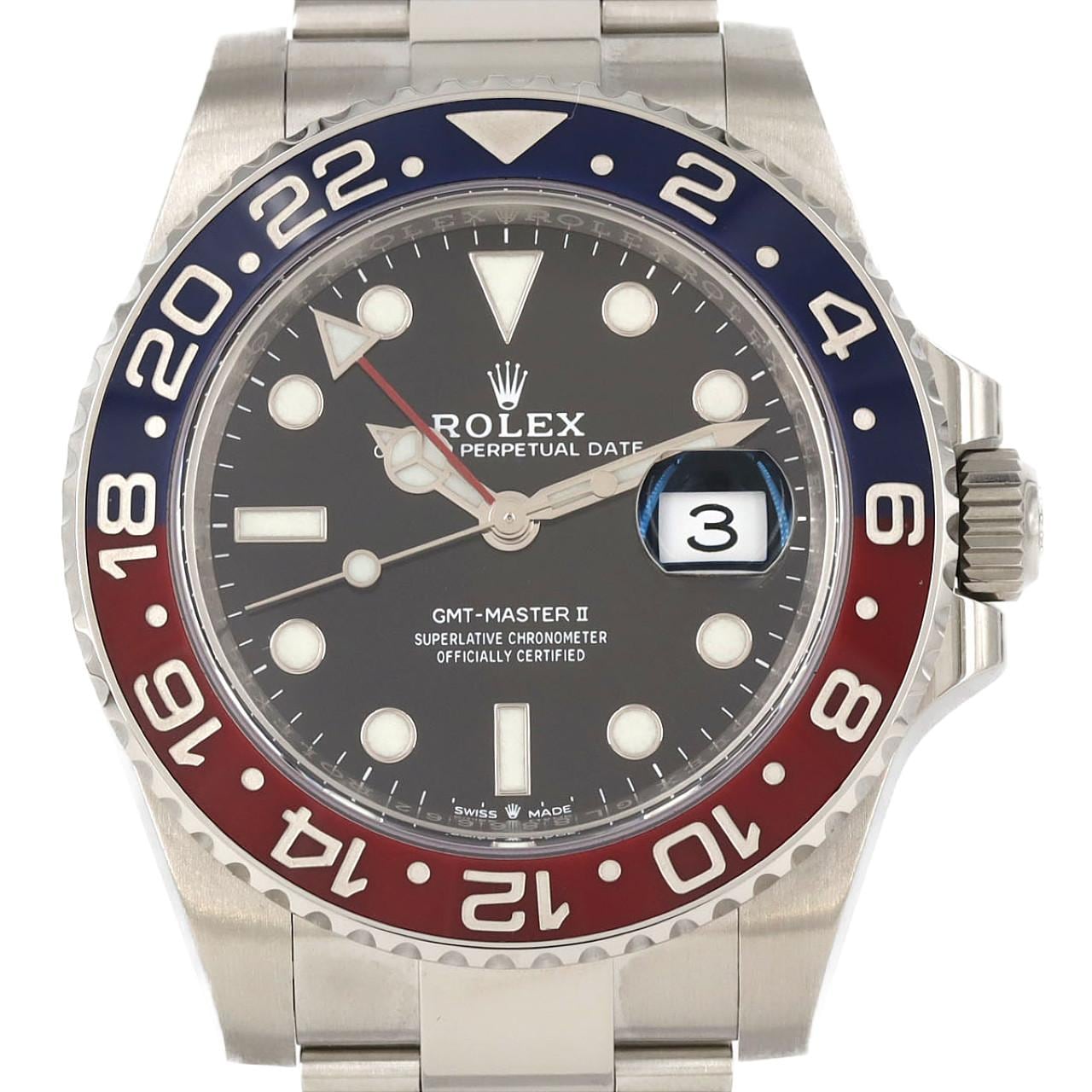 ロレックス GMTマスターⅡ 126710BLRO･3 SS 自動巻 ランダム番