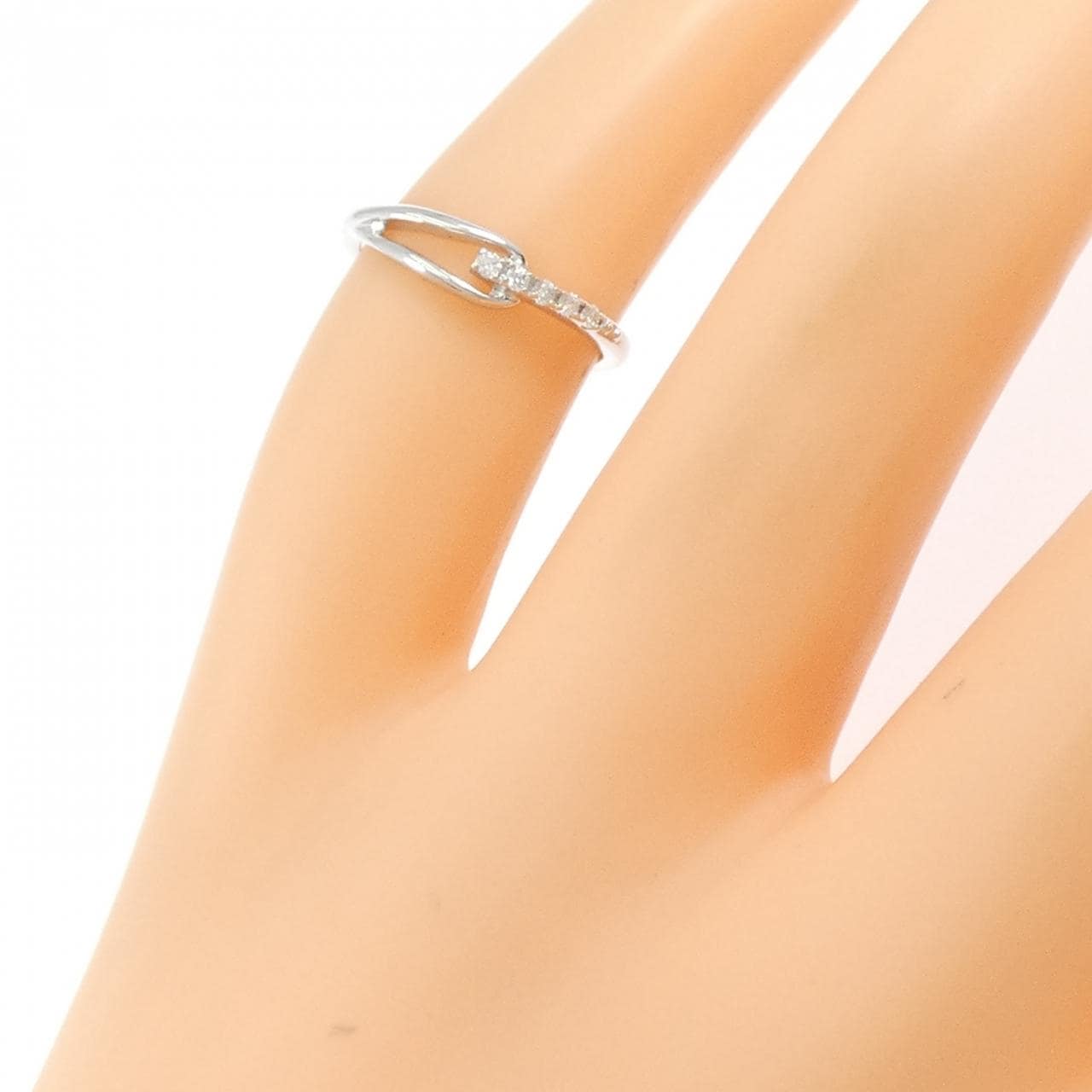 ヴァンドーム ダイヤモンド ピンキー リング