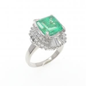 PT900 エメラルド リング 3.01CT