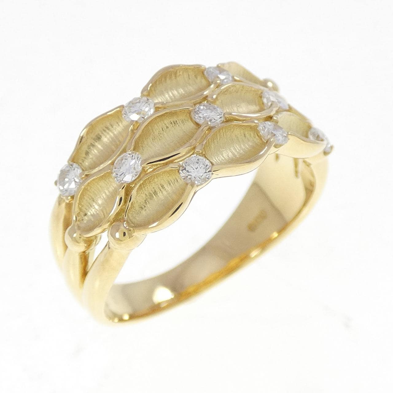 K18YG ダイヤモンド リング 0.30CT