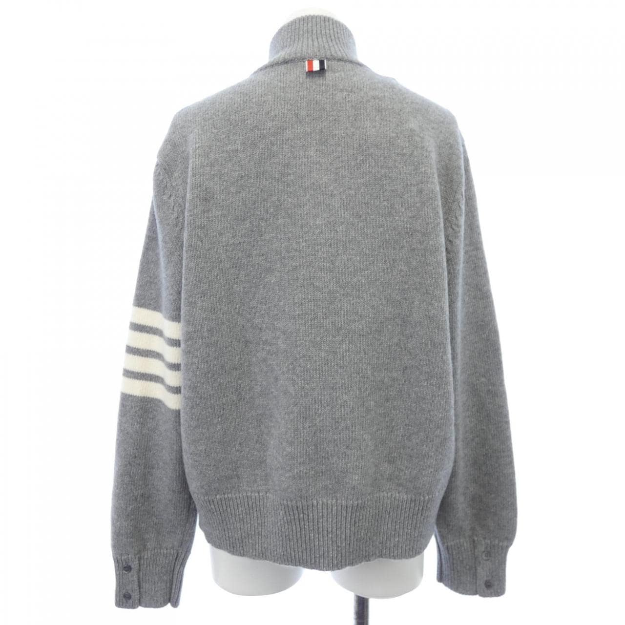 トムブラウン THOM BROWNE メリノウール 4-BAR ファネルネック プルオーバー MKA567A ニット
