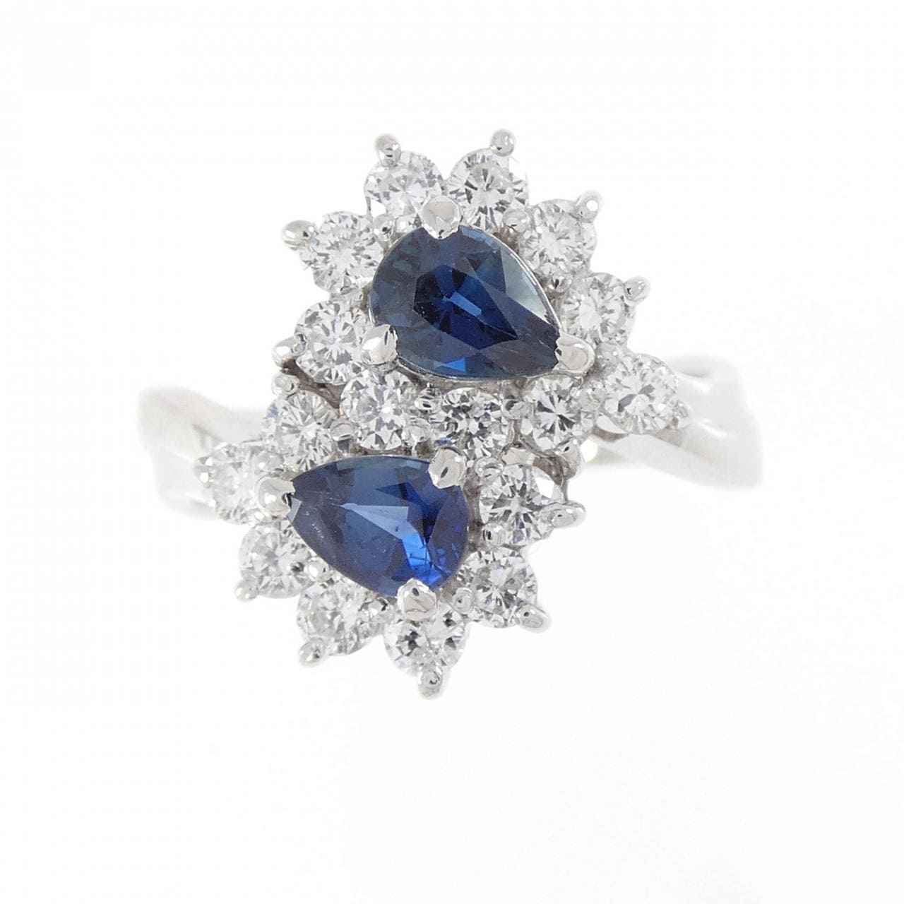 PT900 サファイヤ リング 0.68CT