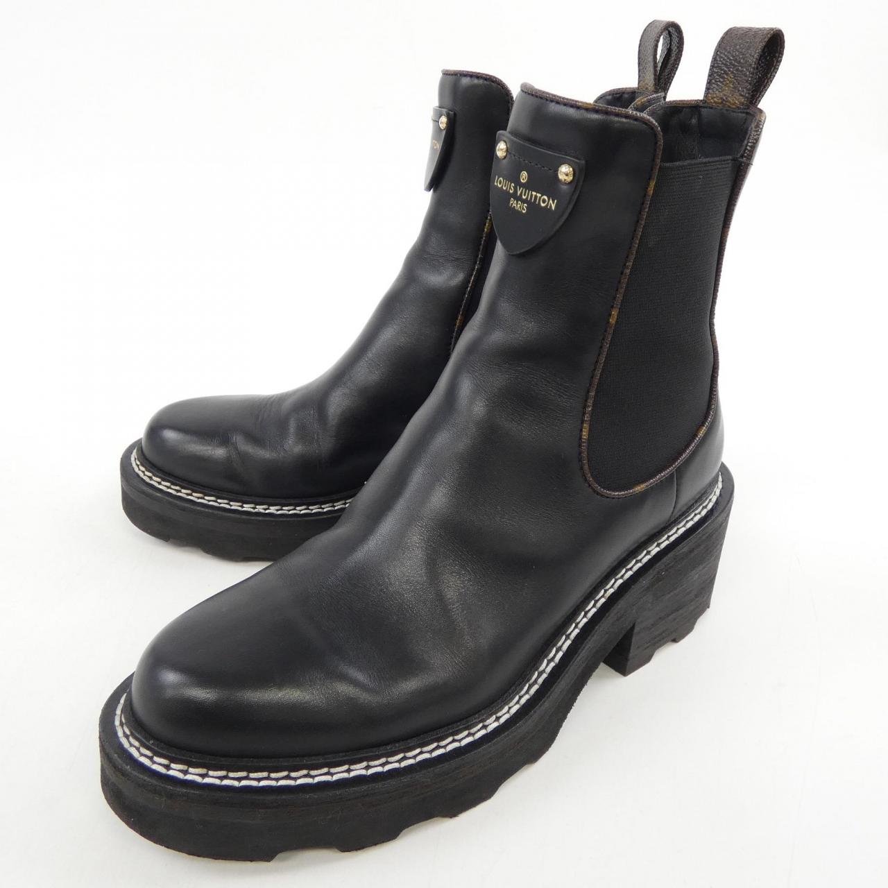 ルイヴィトン LOUIS VUITTON モノグラムキャンバスバックループ LVボブールライン ブーツ
