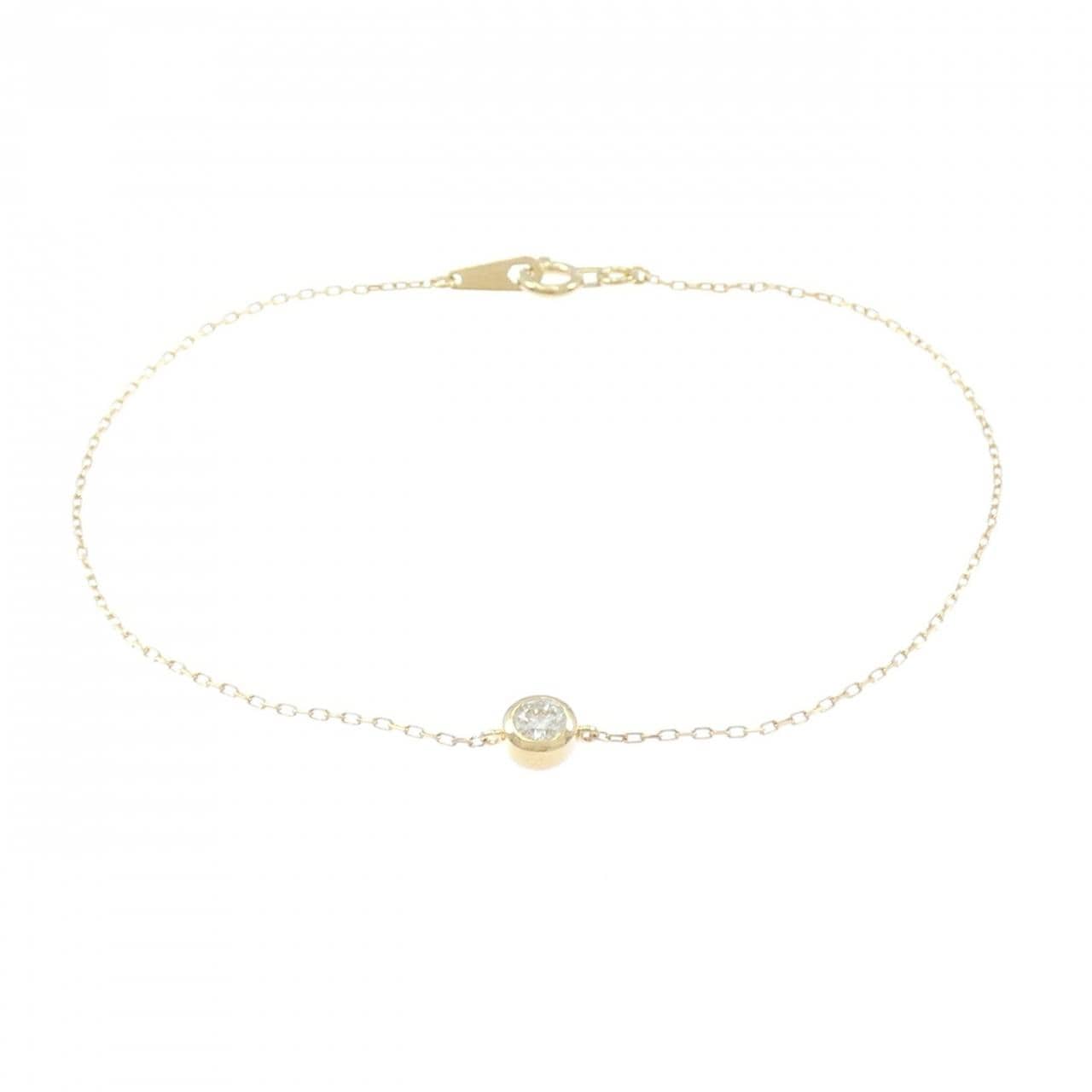 K18YG ダイヤモンド ブレスレット 0.15CT