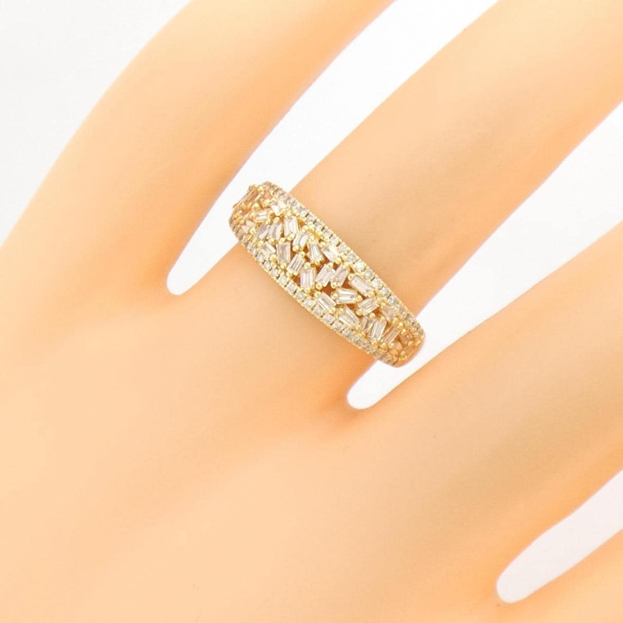 K18YG ダイヤモンド リング 0.45CT