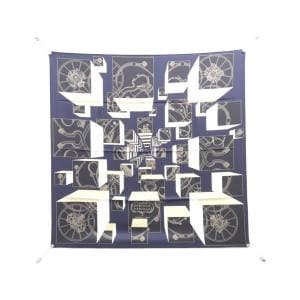 【未使用品】エルメス SPRINGS SPRINGS カレ 003932S スカーフ