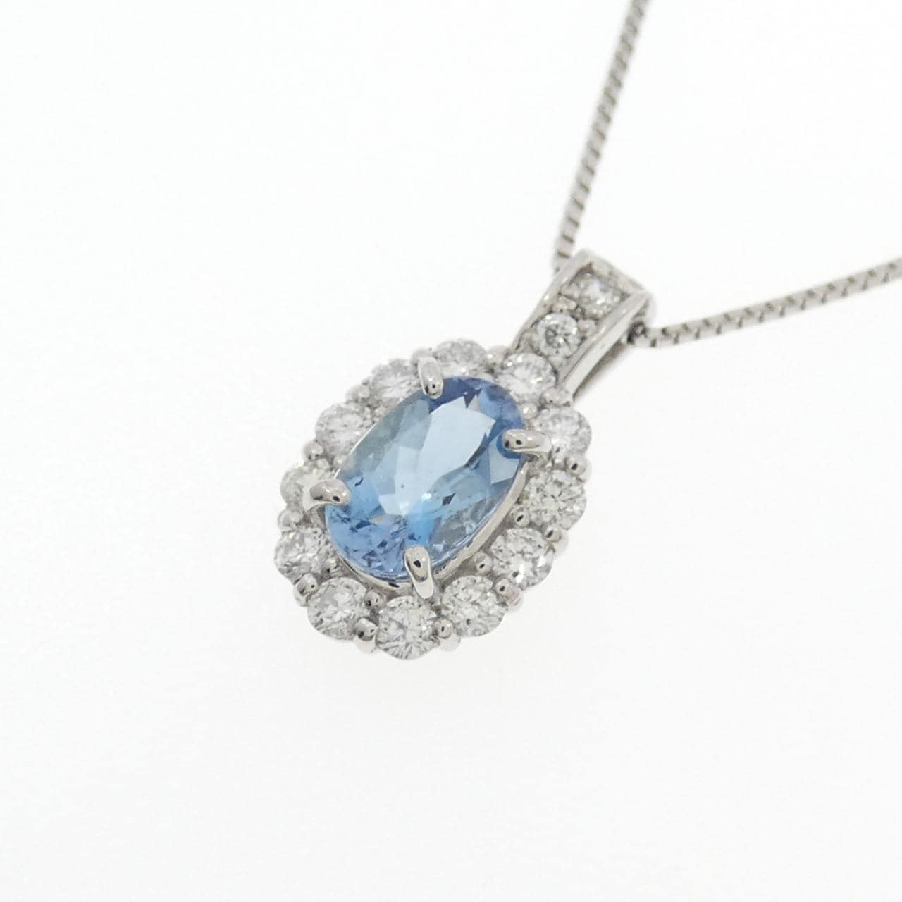 PT900/PT850 アクアマリン ネックレス 0.394CT