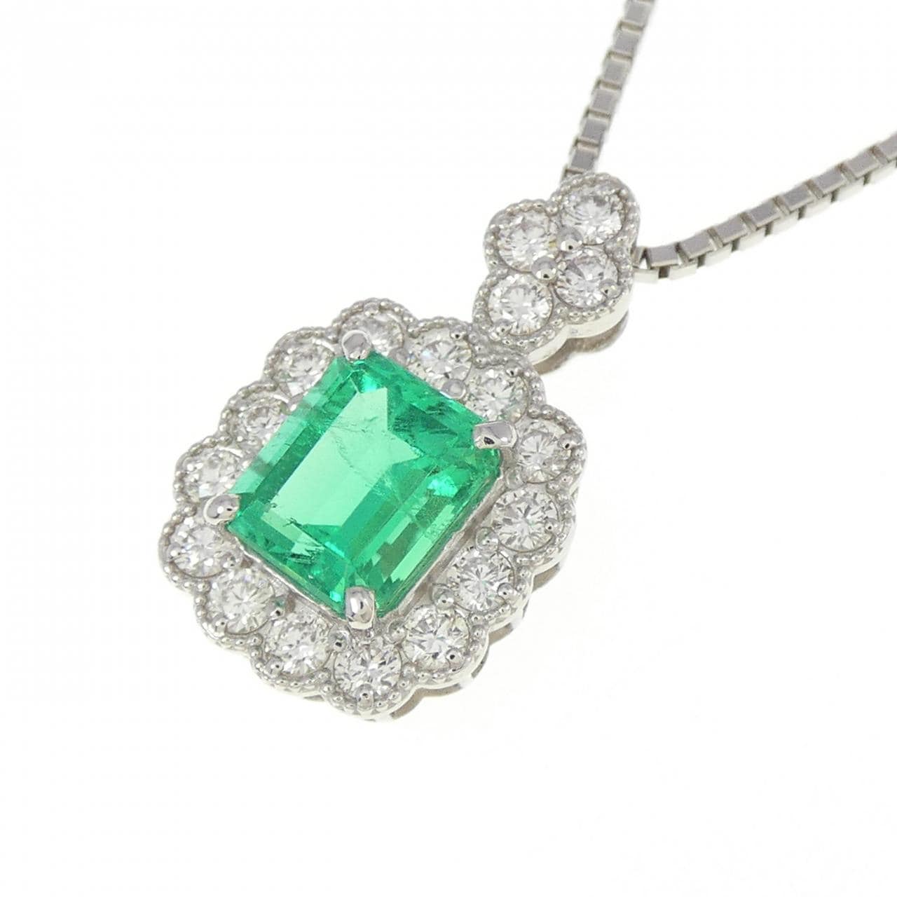 [Remake] PT Emerald Necklace 0.98CT Colombian