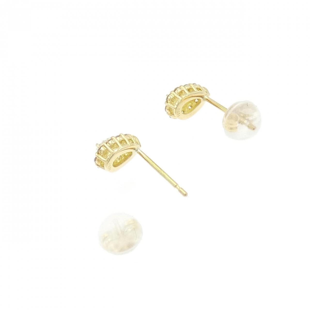 【新品】K18YG ダイヤモンド ピアス 0.36CT