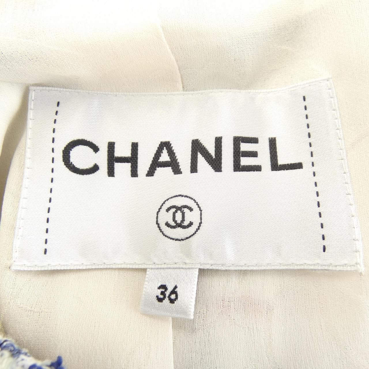 シャネル CHANEL P58330V44229 18P ノーカラージャケット