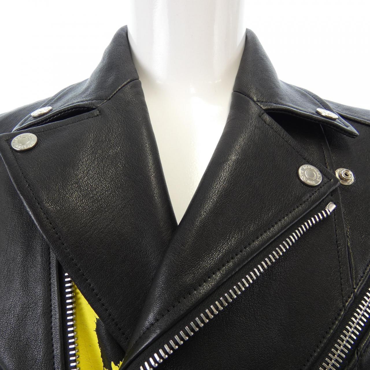 ディースクエアード DSQUARED2 レザーライダースジャケット