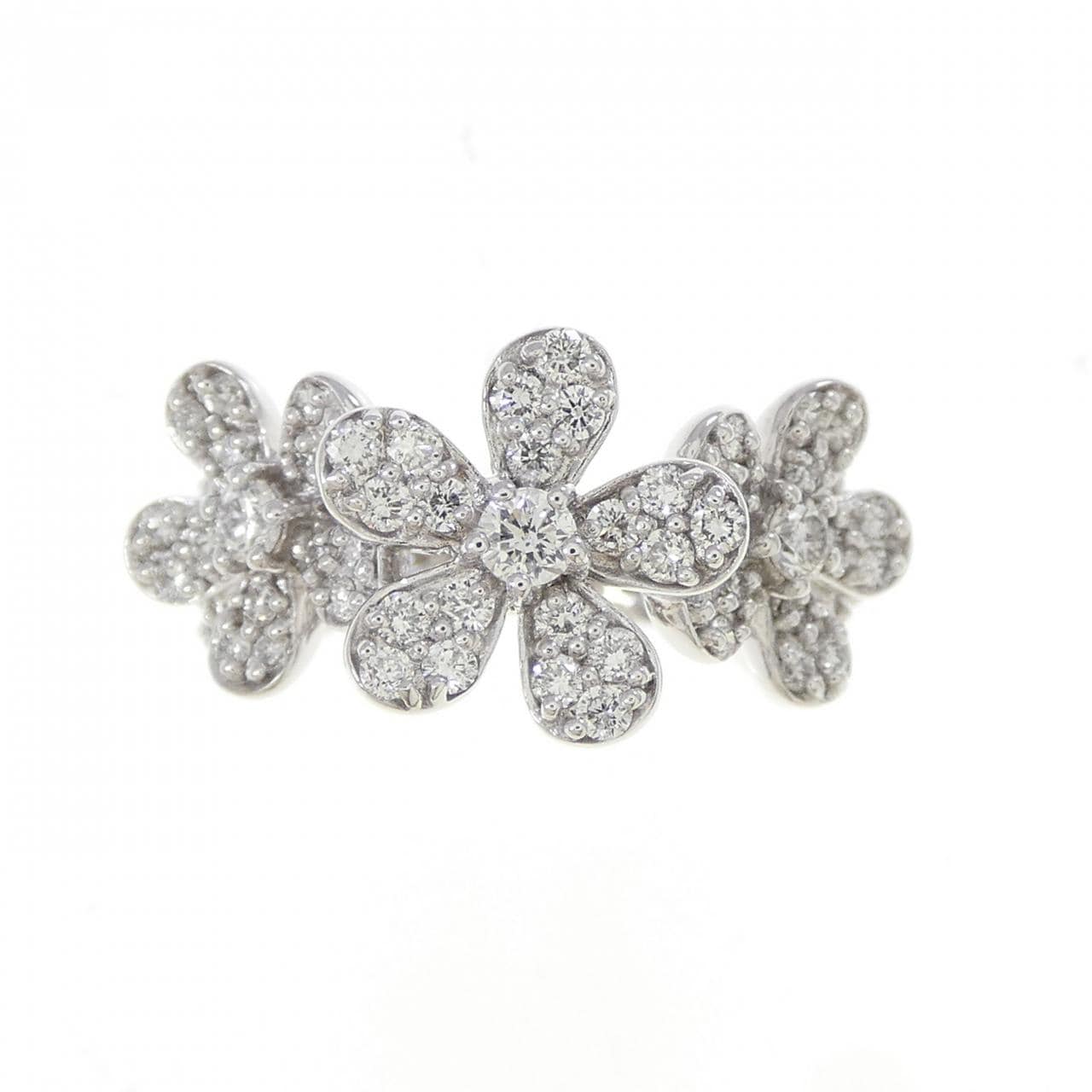 ポンテヴェキオ フラワー リング 0.77CT