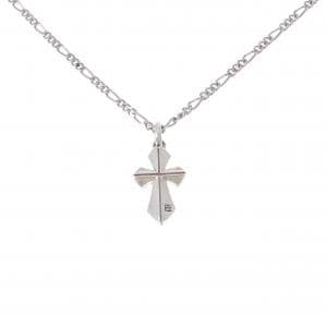 シルバー クロス ダイヤモンド ネックレス