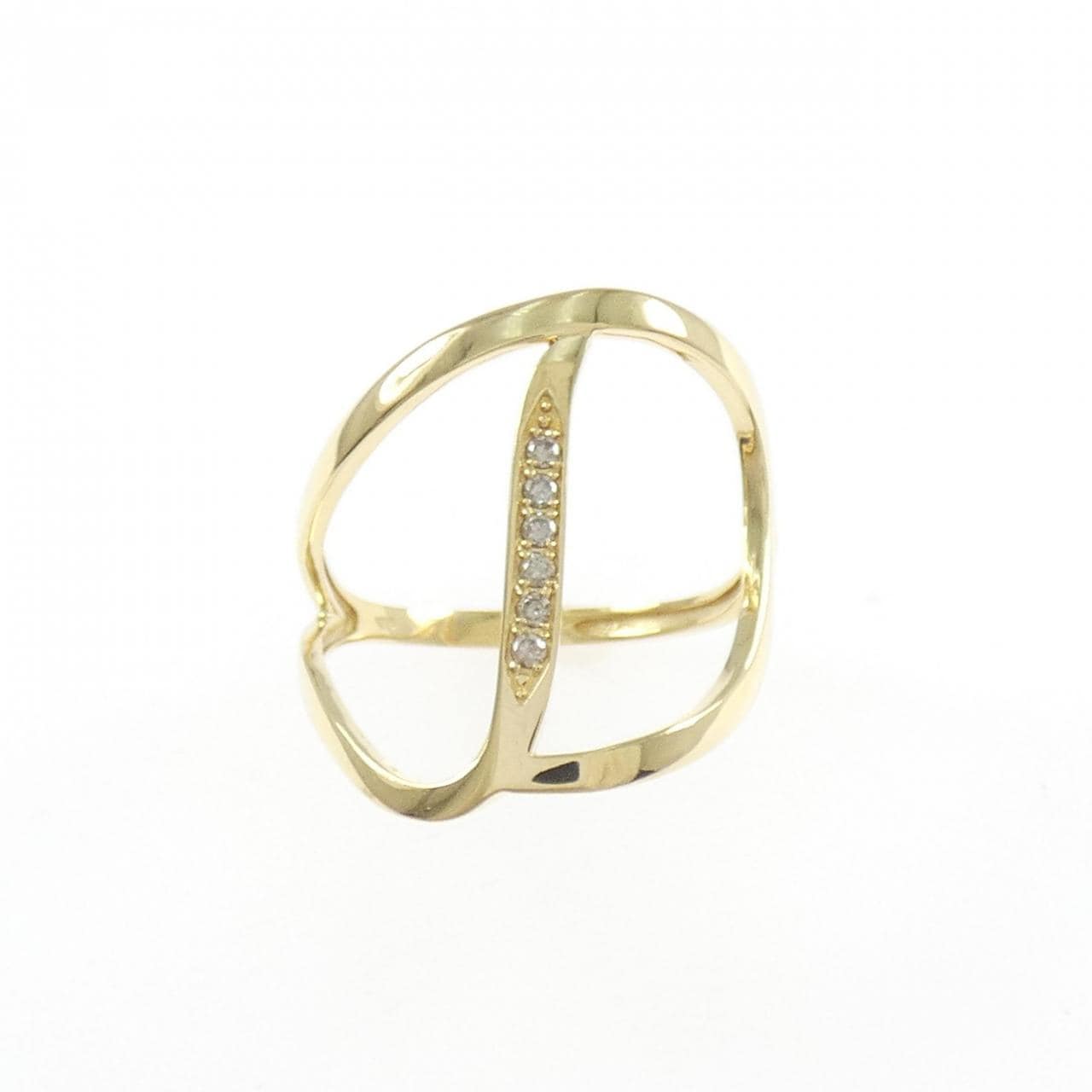 K18YG ダイヤモンド リング 0.05CT