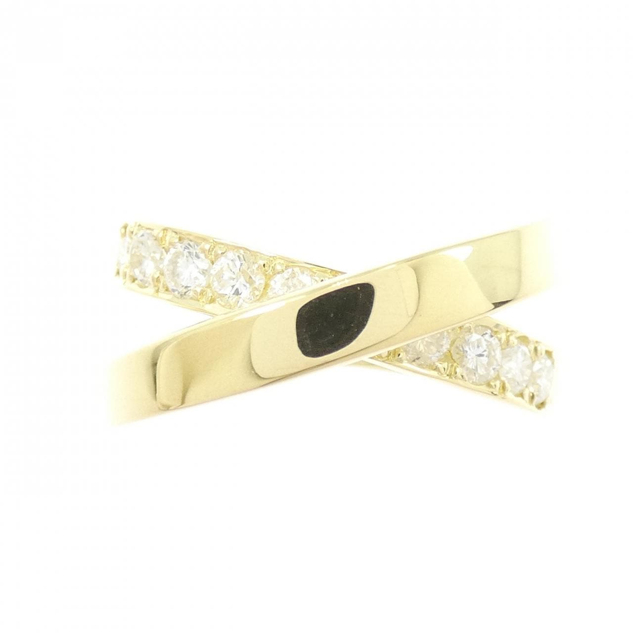 K18YG ダイヤモンド リング 0.50CT