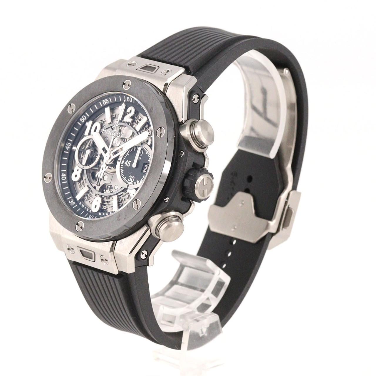 【ノーメンテナンス還元価格】ウブロ ビッグバンウニコチタニウムセラミック 421.NM.1170.RX TI 自動巻