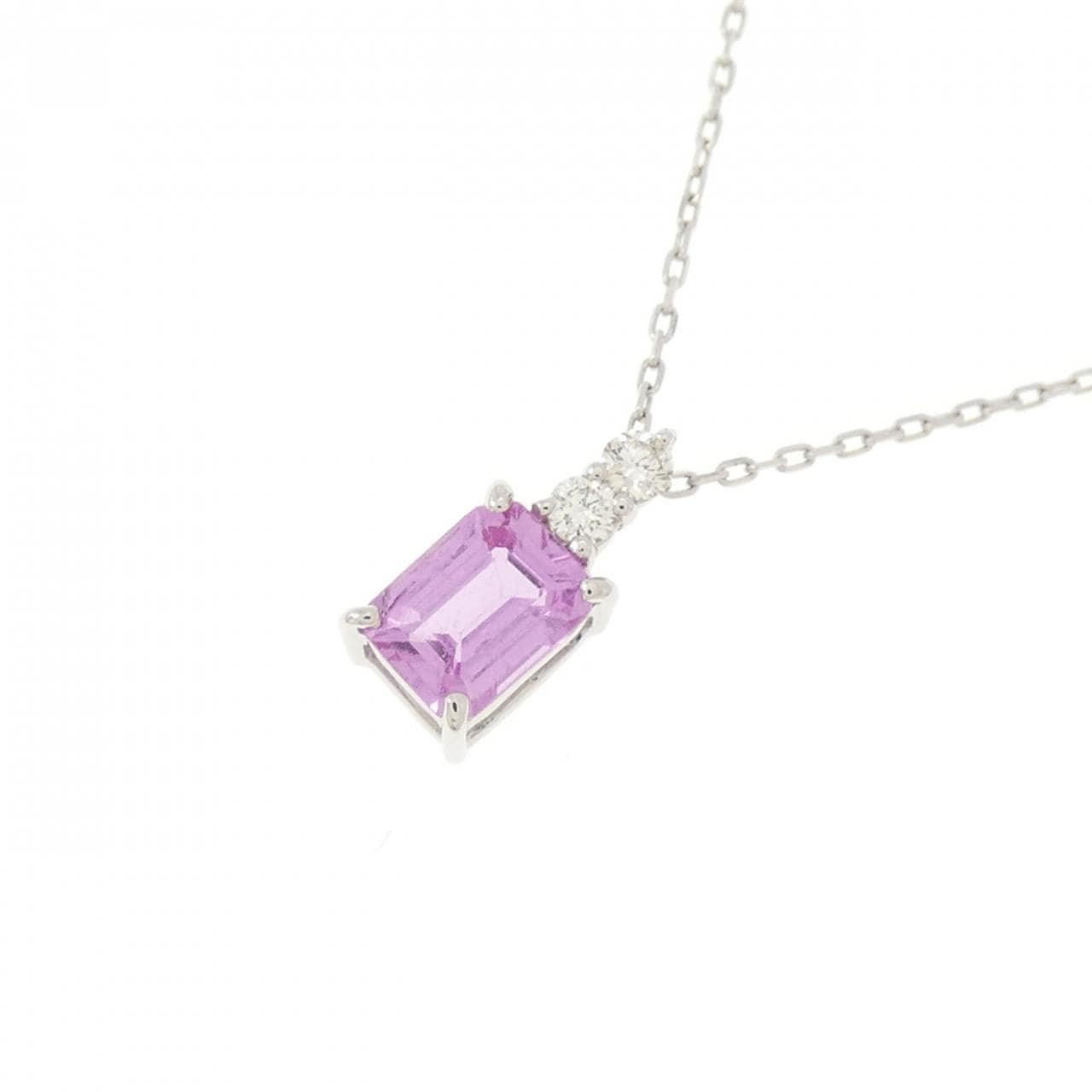 PT蓝宝石项链0.41CT