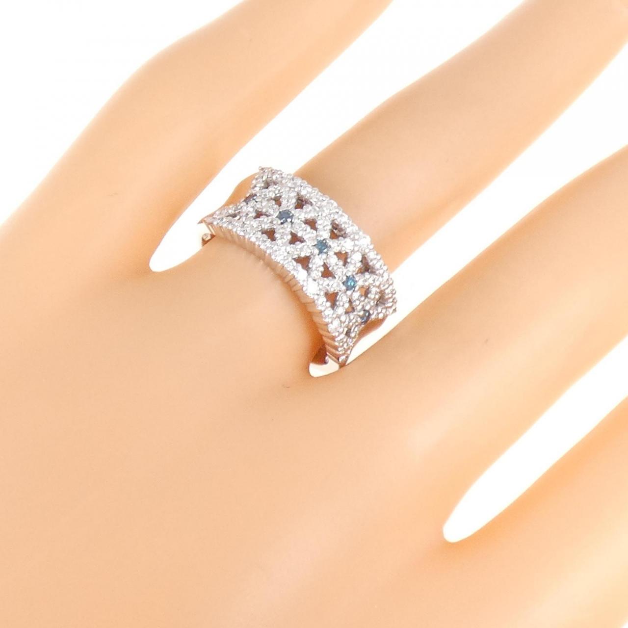 K18WG ダイヤモンド リング 0.60CT