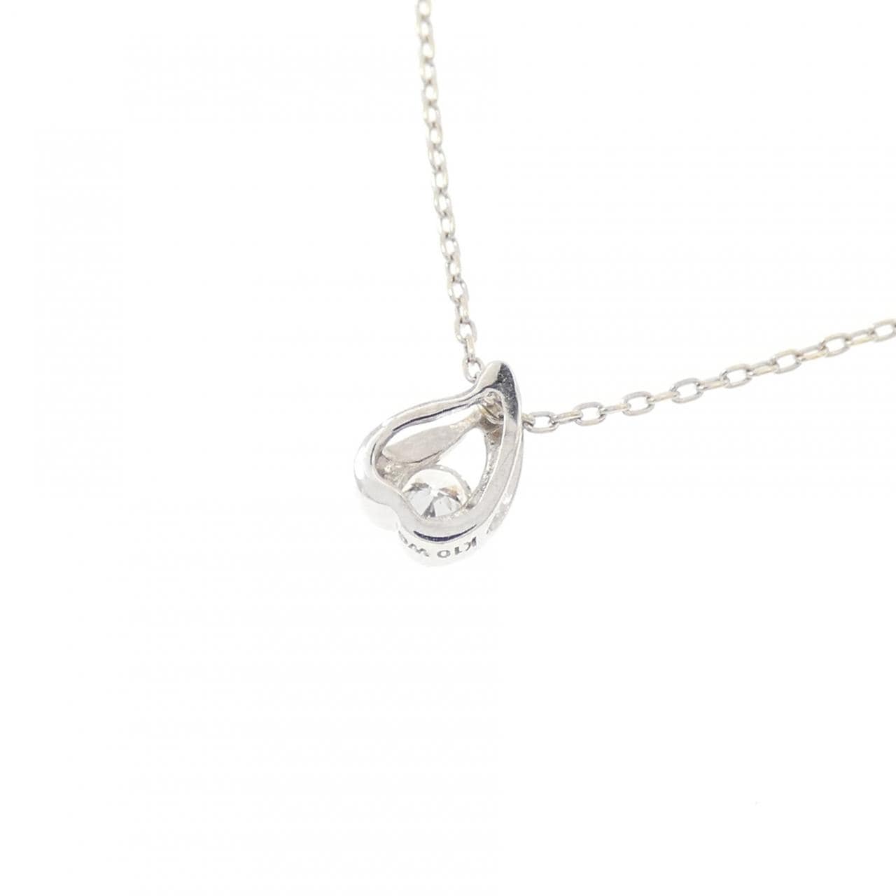 K10WG ダイヤモンド ネックレス 0.05CT