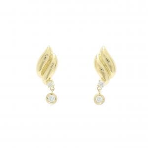 K18YG ダイヤモンド ピアス 0.27CT