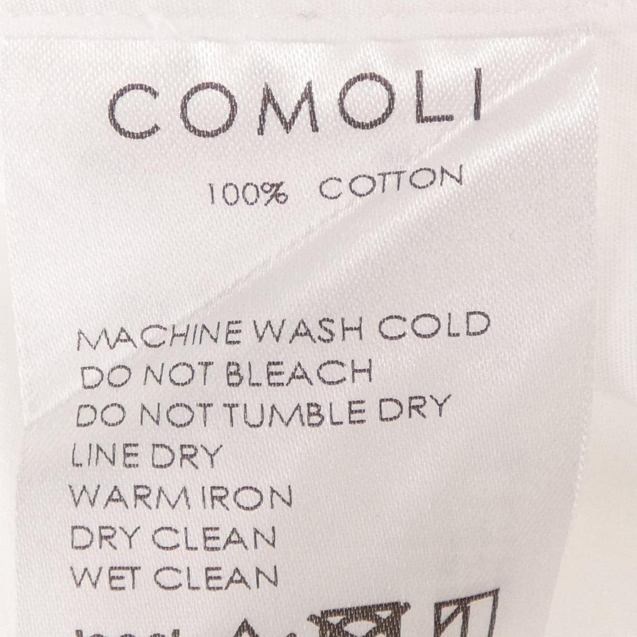 コモリ COMOLI T01-02002 シャツ