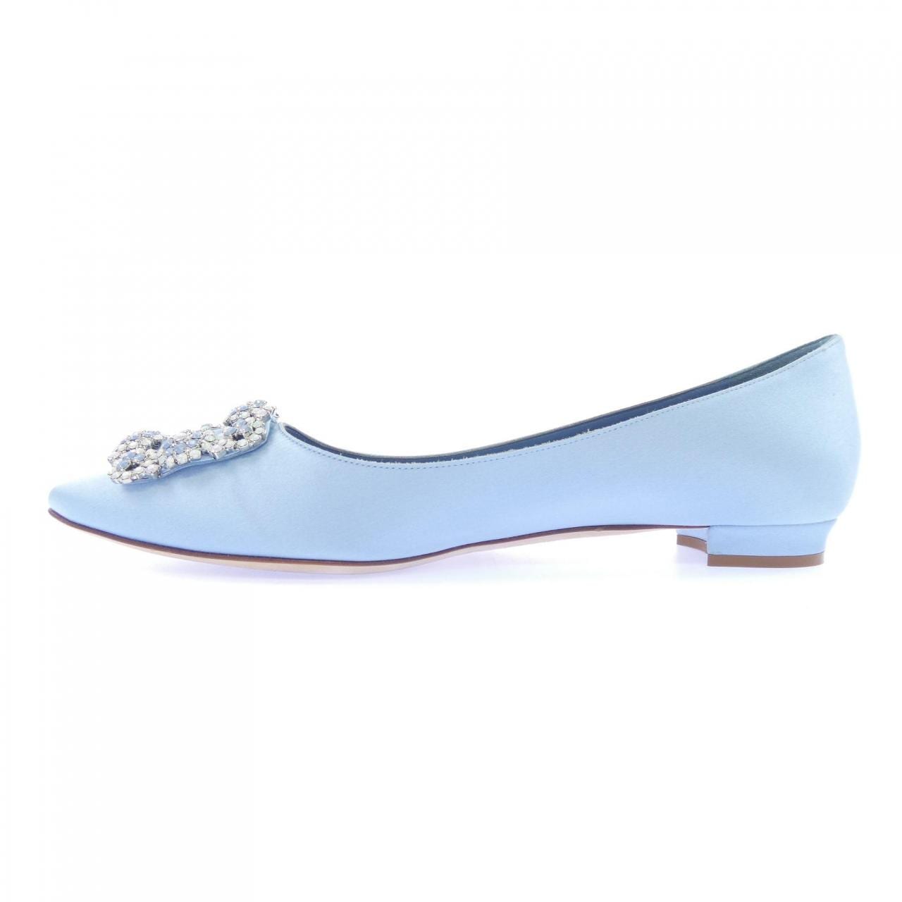 マノロブラニク MANOLO BLAHNIK HANGISIFLAT OPAL フラットシューズ
