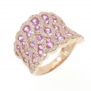 K18PG サファイヤ リング 1.80CT