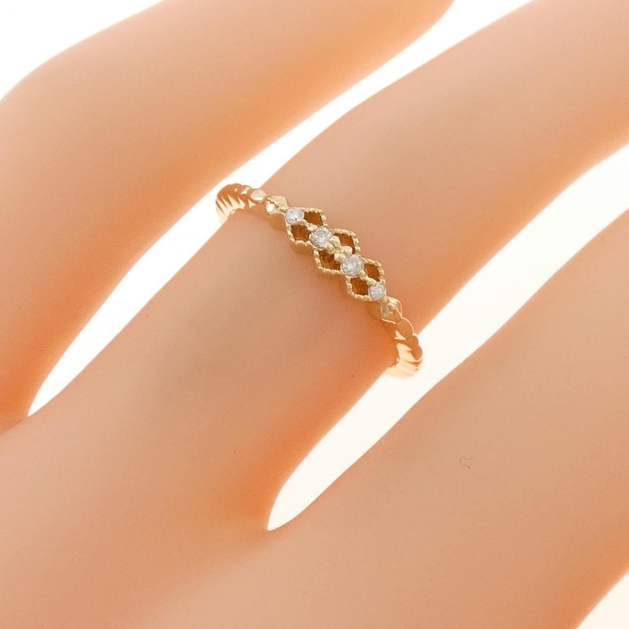アガット ダイヤモンド リング 0.03CT