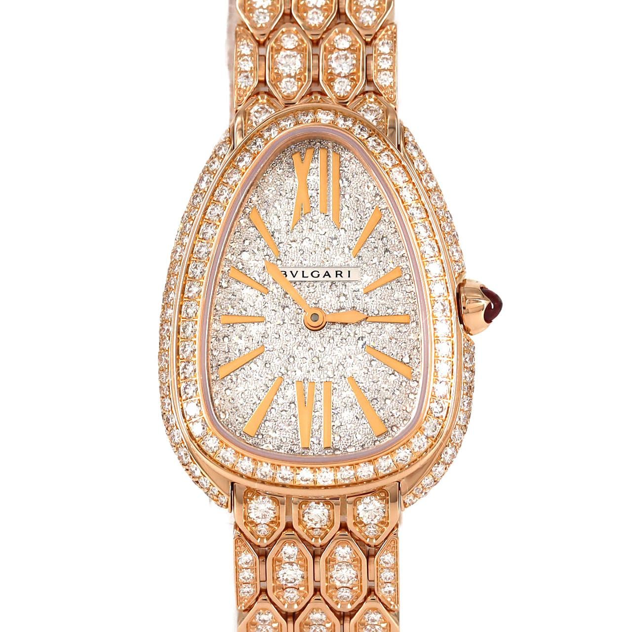 ブルガリ セルペンティセドゥットーリ PG/D･ブレスD 103160 PG･RG クォーツ