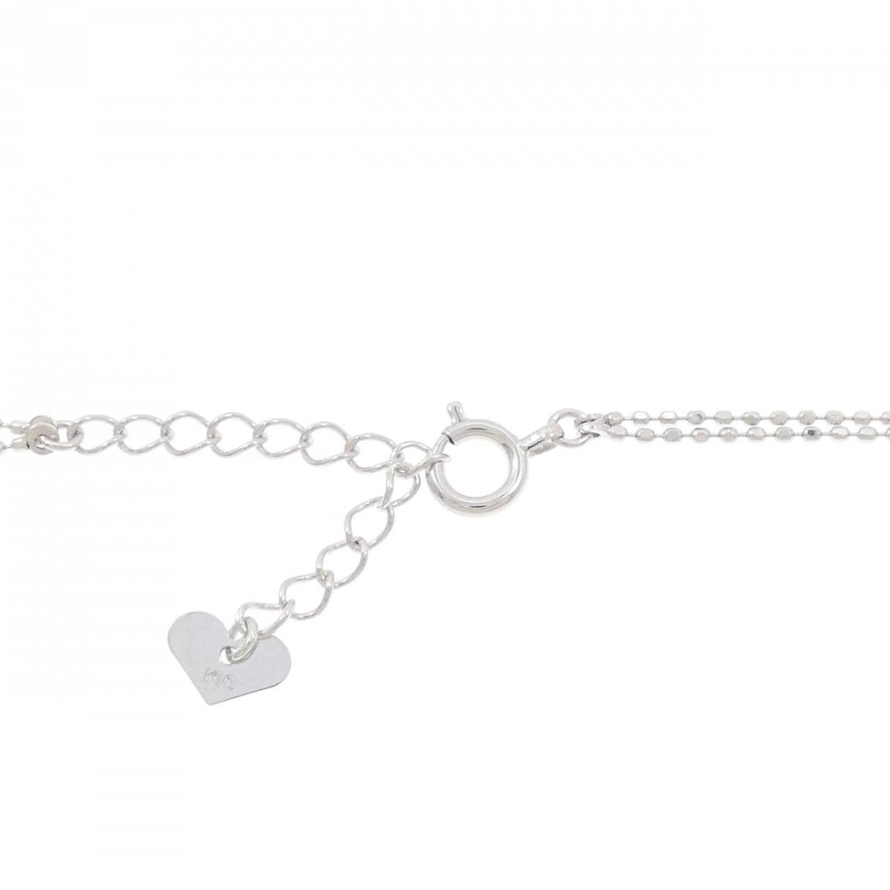 K10YG ハート サファイヤ ブレスレット