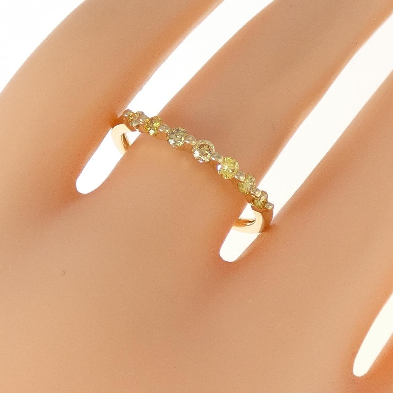 K18YG ダイヤモンド リング 0.30CT