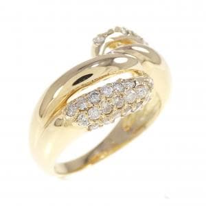 K18YG ダイヤモンド リング 0.50CT