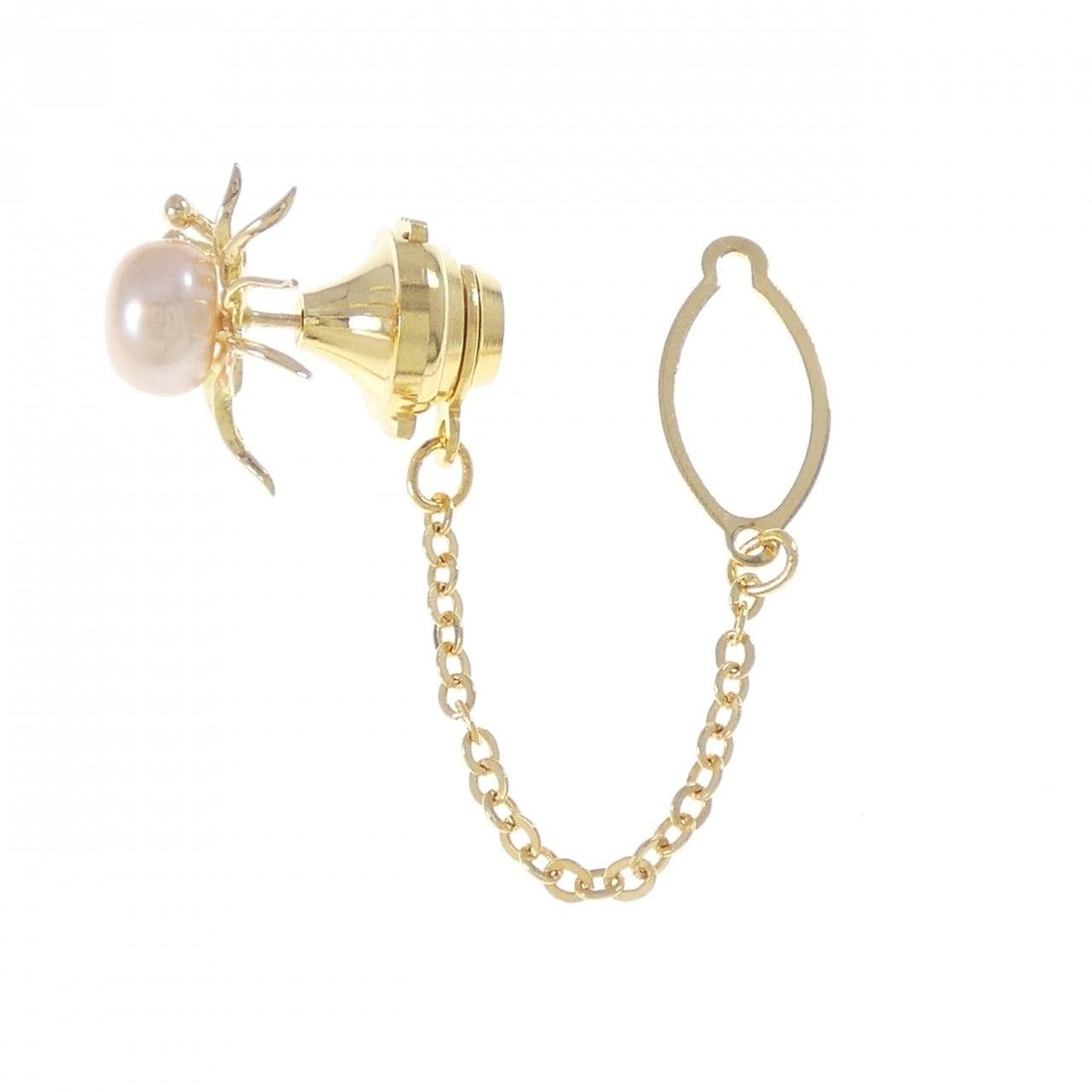 K18YG 淡水パール タイタック