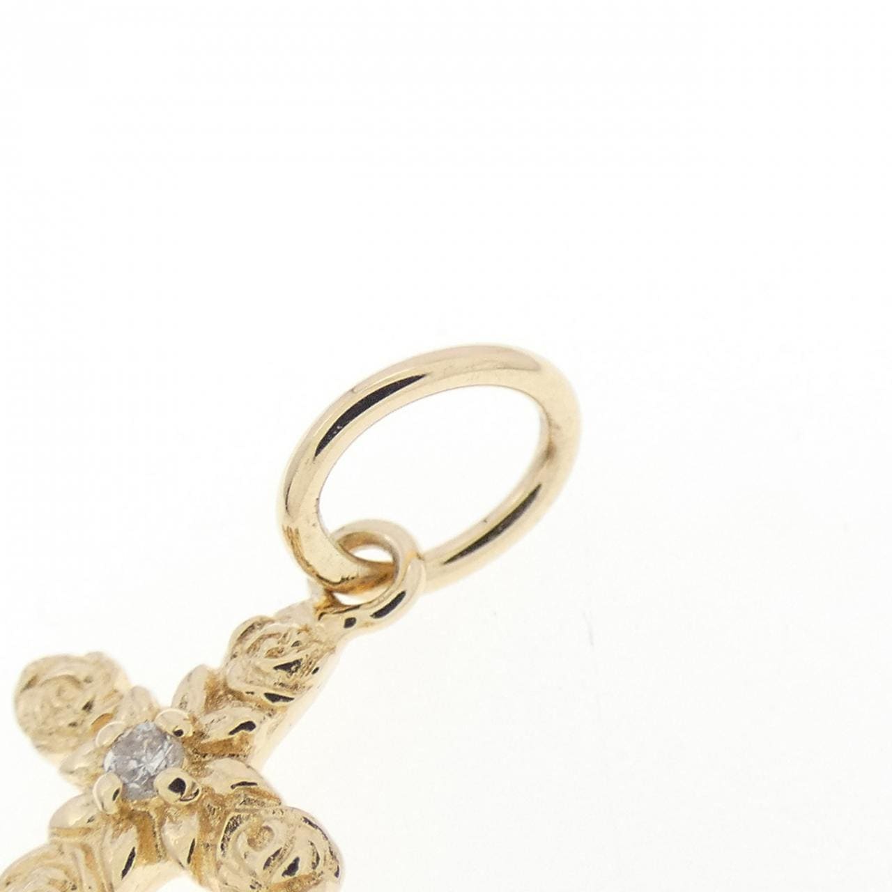 アガット ダイヤモンド ペンダント 0.01CT