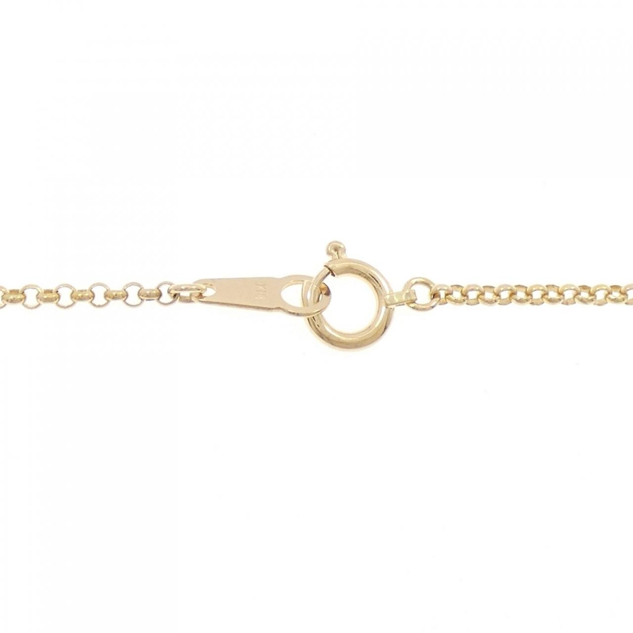 K18YG クロス ダイヤモンド ネックレス 0.50CT