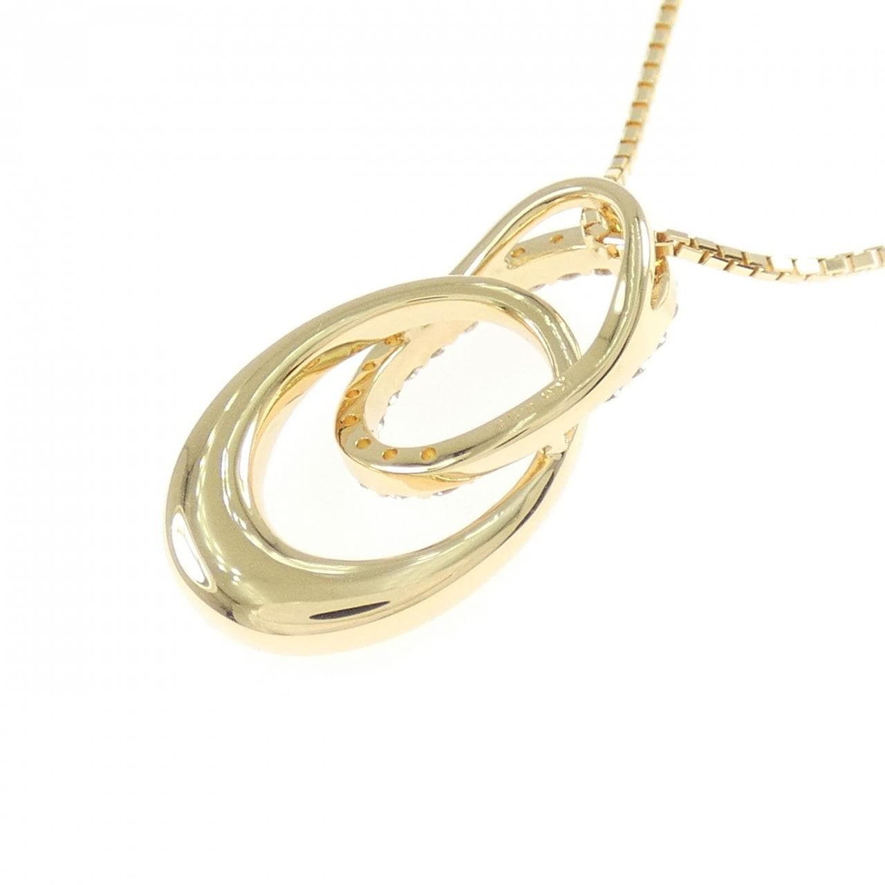 K18YG ダイヤモンド ネックレス 0.30CT