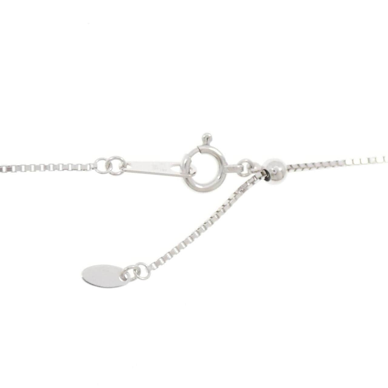 K18WG ダイヤモンド ネックレス 0.92CT