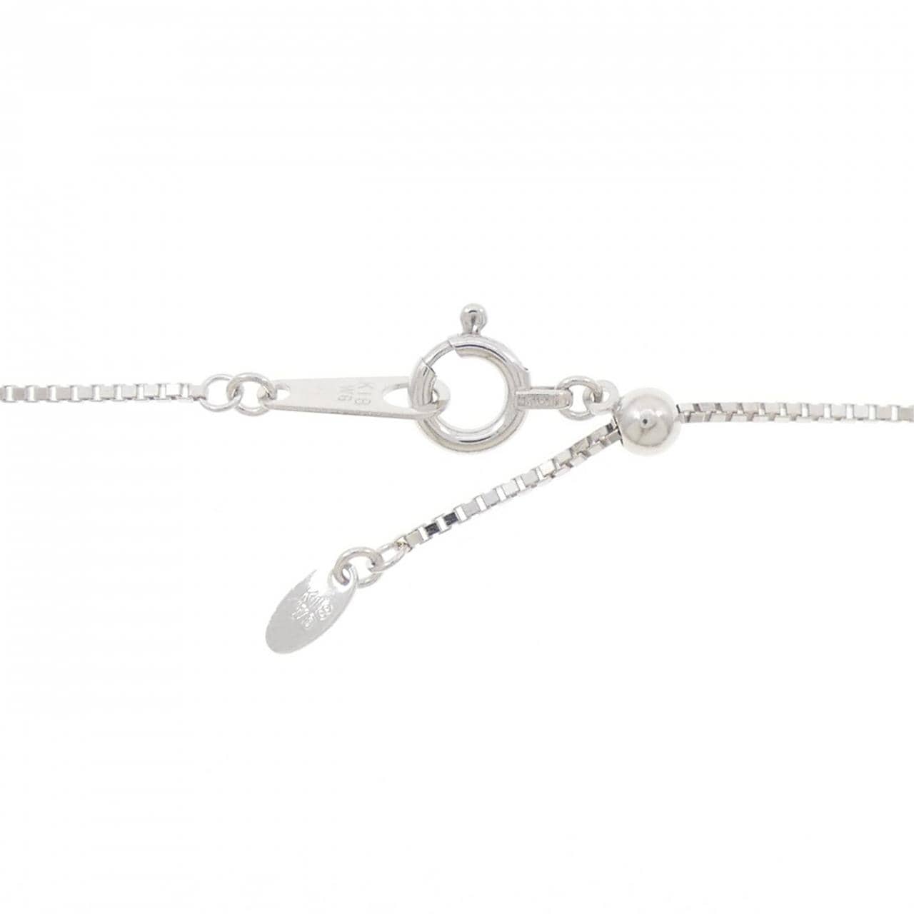 K18WG 2WAY ルビー ネックレス 1.10CT