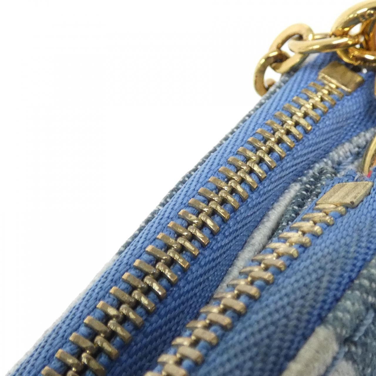 ルイヴィトン デニム モノグラム ミュルティ ポシェット アクセソワール M44990 ショルダーバッグ