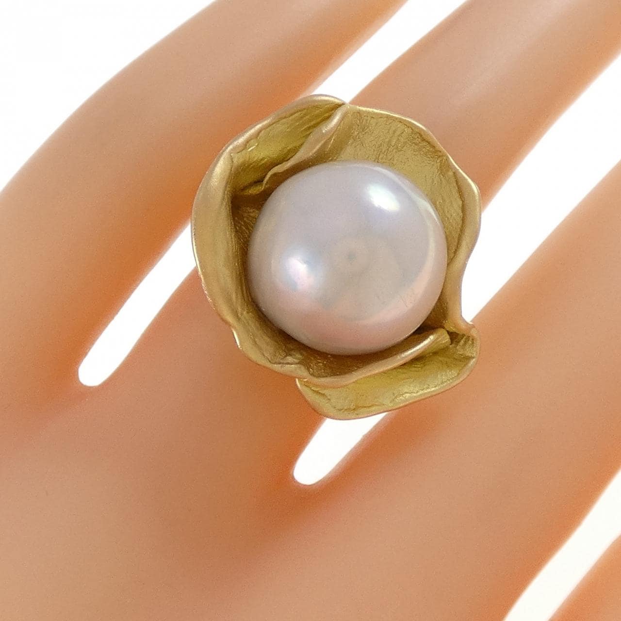 タサキ マベスリークォーターパール リング