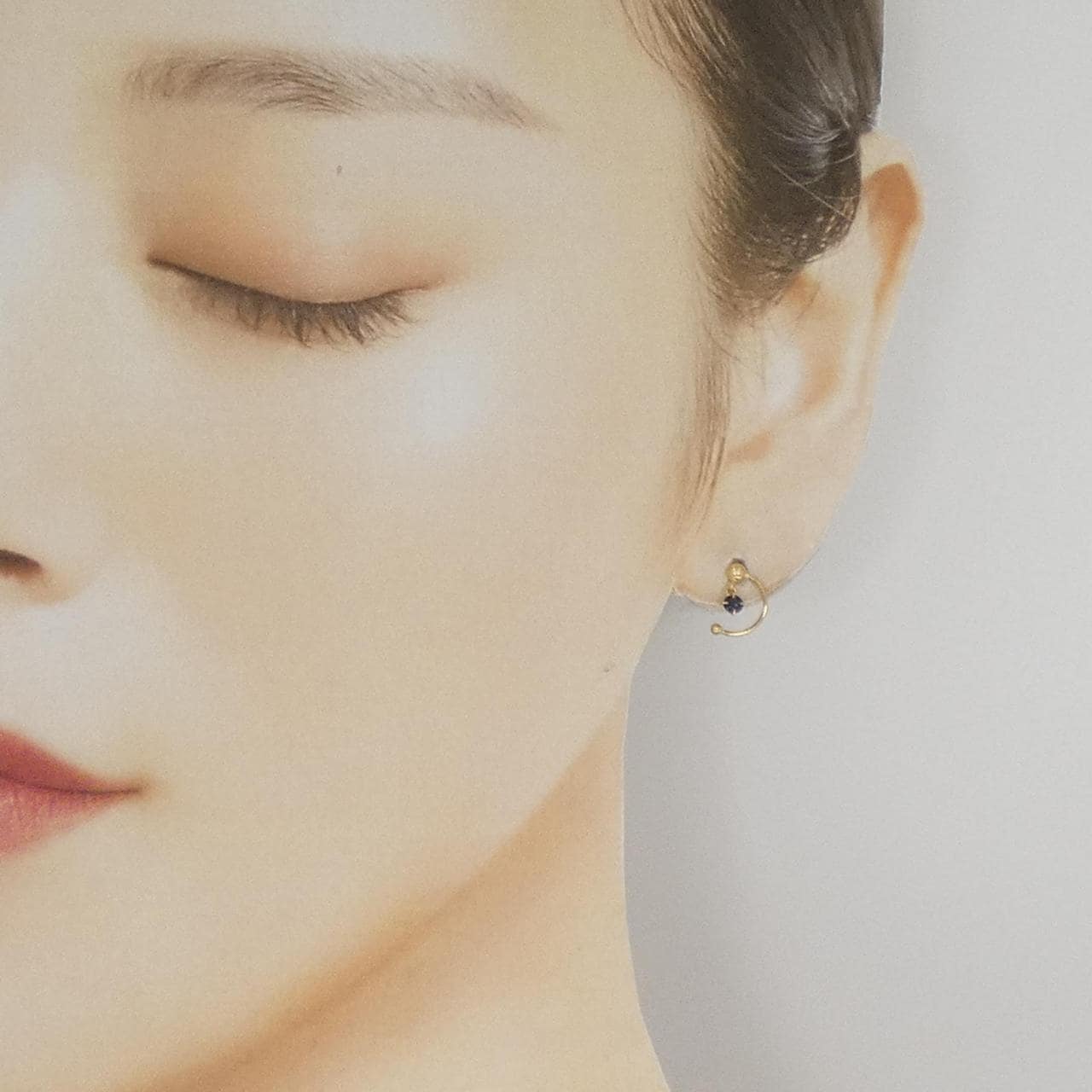 K18YG サファイヤ ピアス