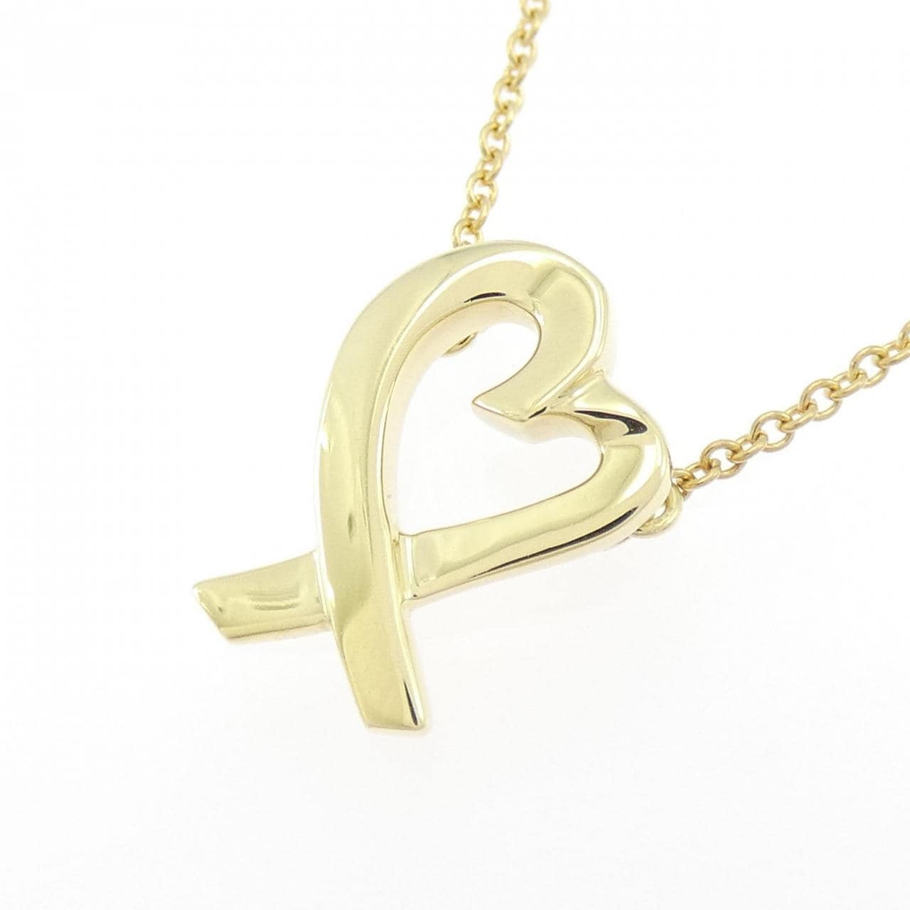 ティファニー ラビングハート ネックレス