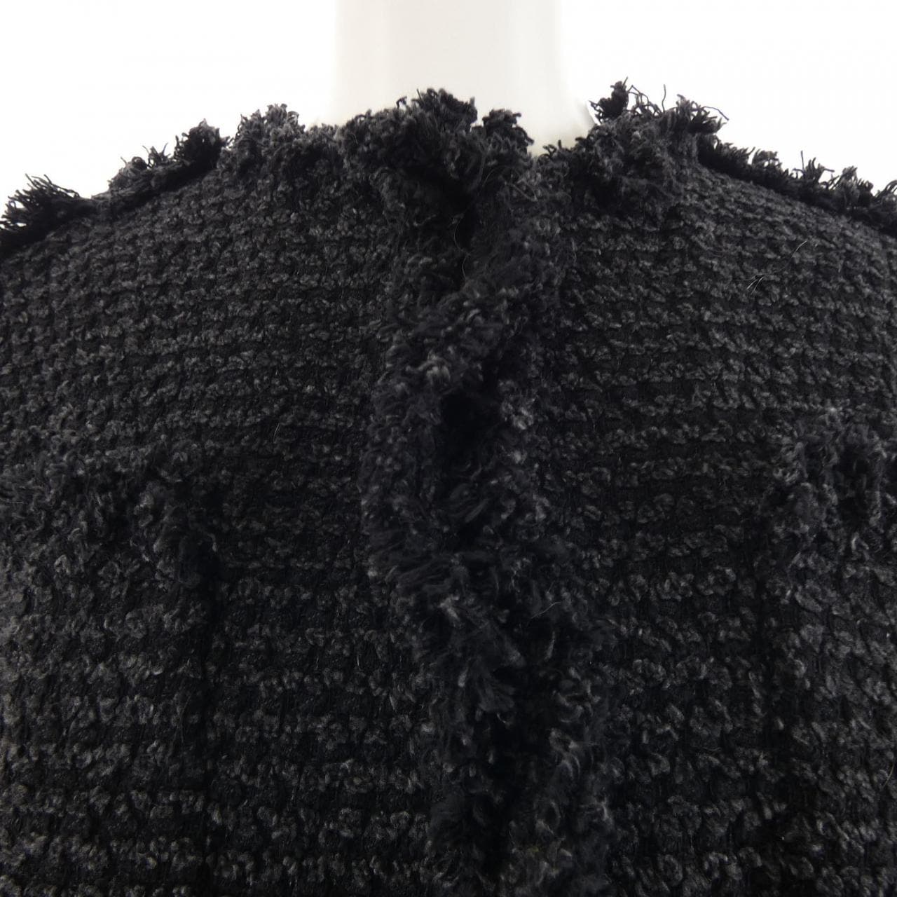 サカイ SACAI PUNCHING DENIM JACKET 25-07723 ノーカラージャケット