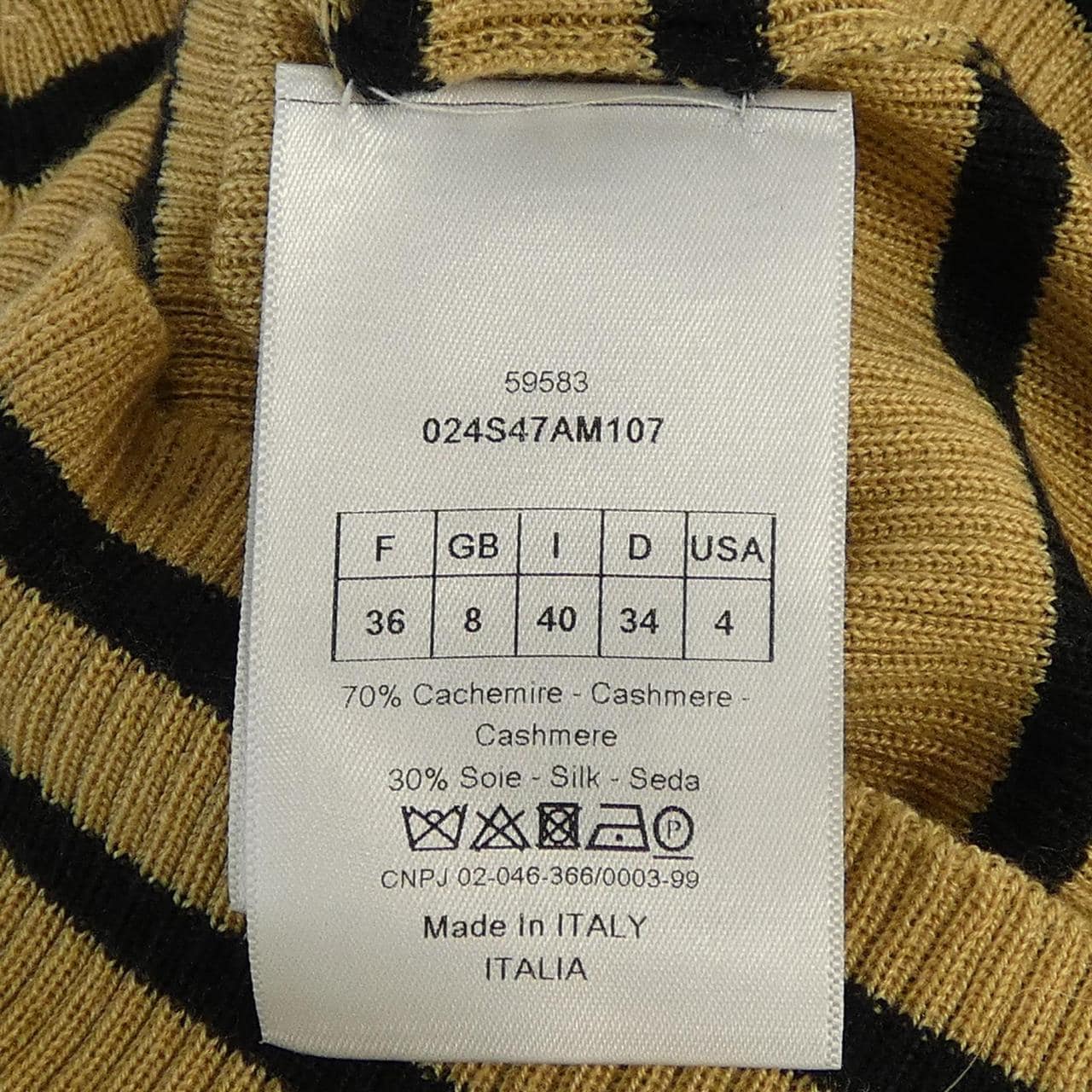 クリスチャンディオール CHRISTIAN DIOR 024S47AM107 ニット